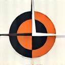 Icona astratta a forma di bussola